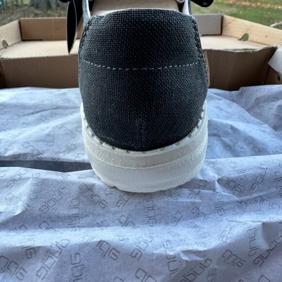 HEY DUDE WENDY CHAMBRAY OFF BLACK 6 NIB - Picture 4 of 5